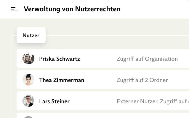 Intrexx ermöglicht es feinteilige Nutzerrechte zu vergeben.