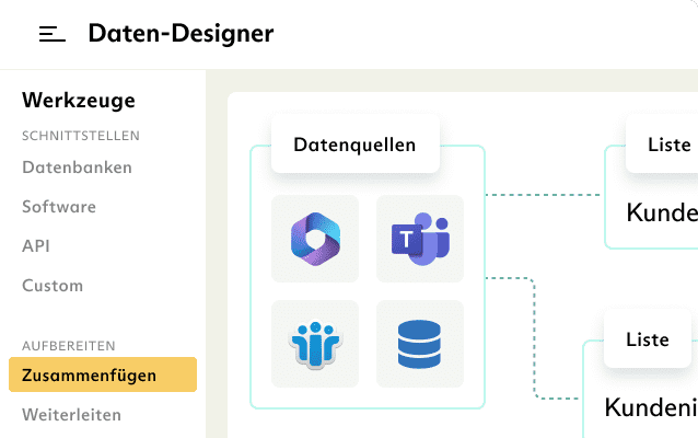 Standard Connectoren von Intrexx